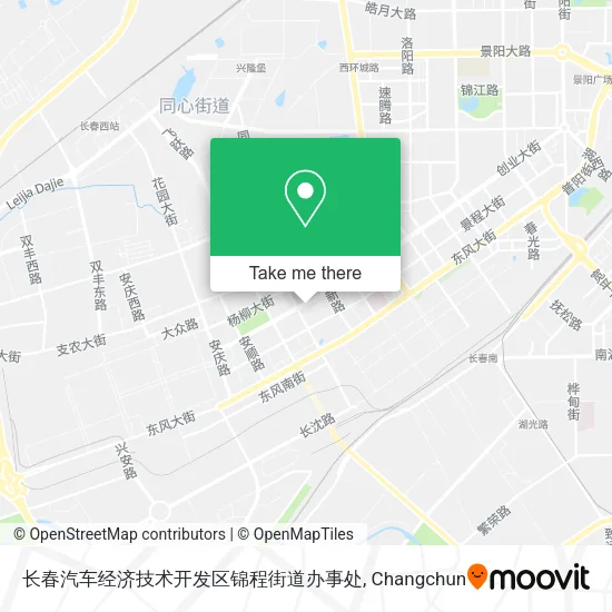 长春汽车经济技术开发区锦程街道办事处 map