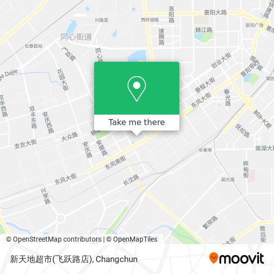 新天地超市(飞跃路店) map