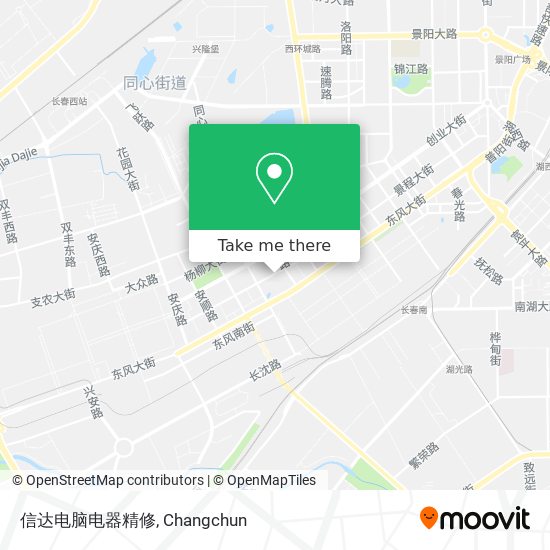 信达电脑电器精修 map