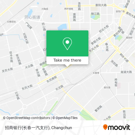 招商银行(长春一汽支行) map