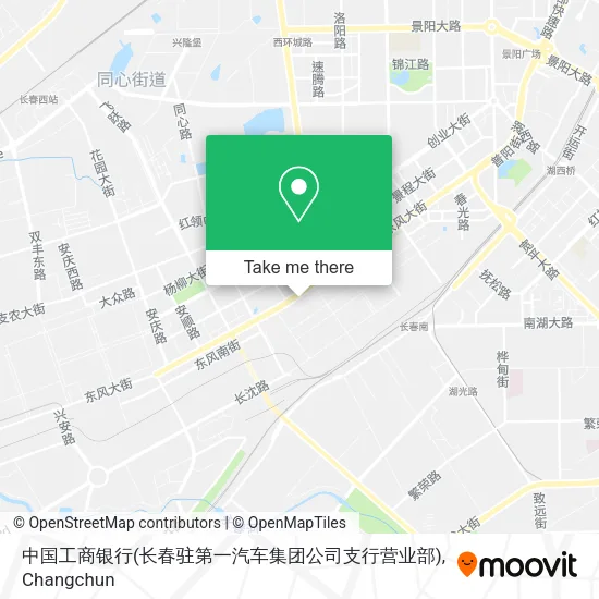 中国工商银行(长春驻第一汽车集团公司支行营业部) map