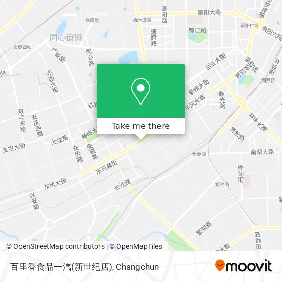 百里香食品一汽(新世纪店) map