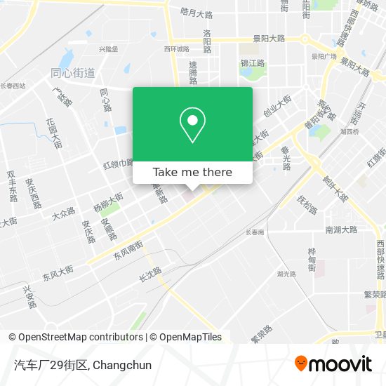 汽车厂29街区 map