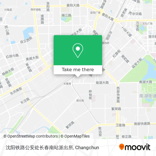 沈阳铁路公安处长春南站派出所 map