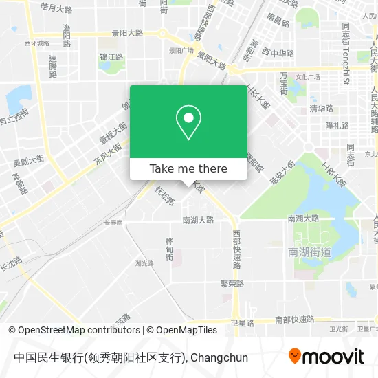 中国民生银行(领秀朝阳社区支行) map