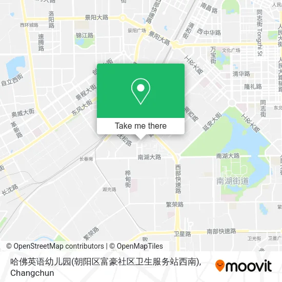 哈佛英语幼儿园(朝阳区富豪社区卫生服务站西南) map