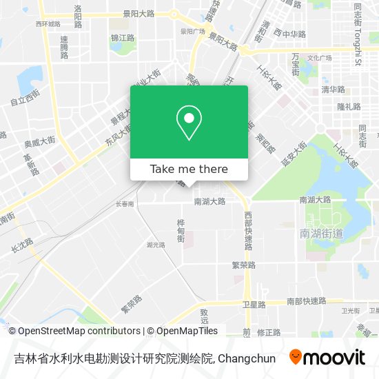 吉林省水利水电勘测设计研究院测绘院 map