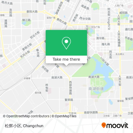松辉小区 map