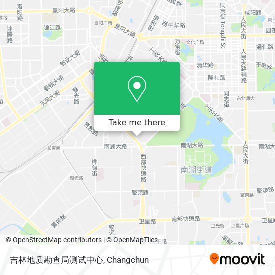 吉林地质勘查局测试中心 map
