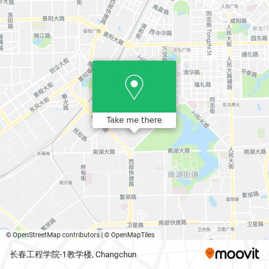 长春工程学院-1教学楼 map