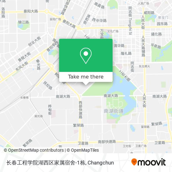 长春工程学院湖西区家属宿舍-1栋 map