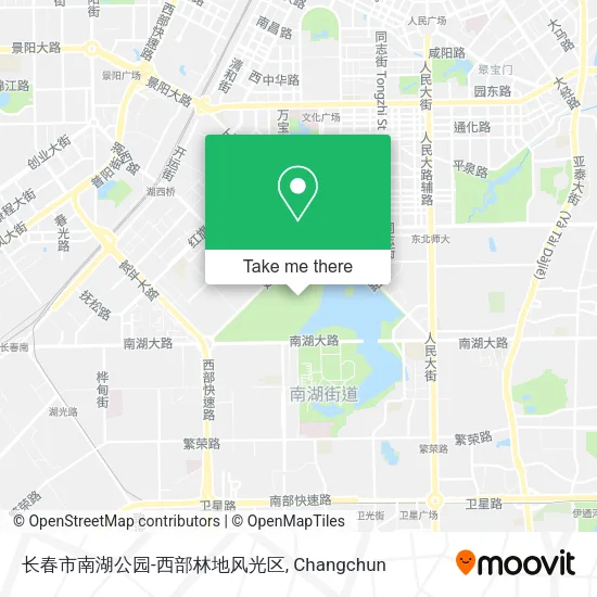 长春市南湖公园-西部林地风光区 map