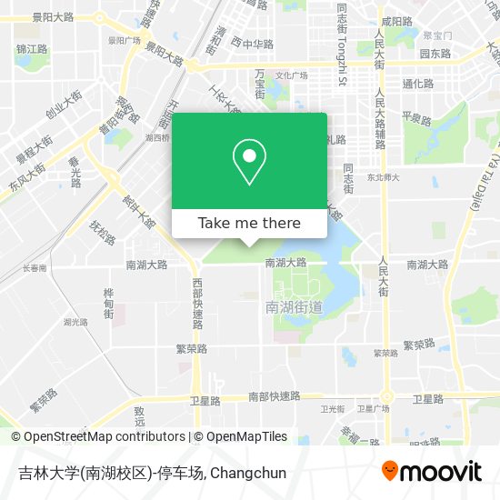 吉林大学(南湖校区)-停车场 map