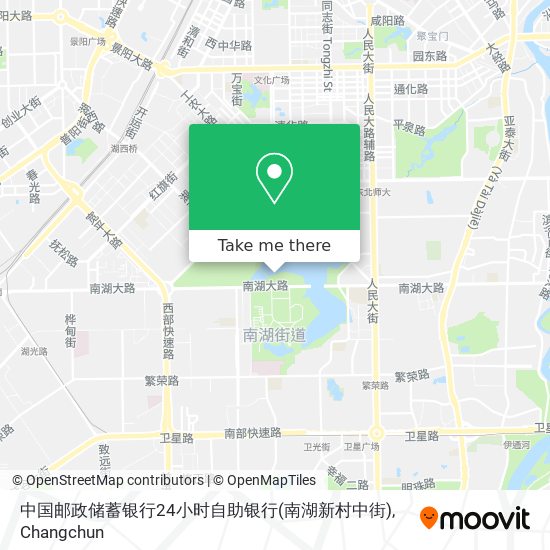 中国邮政储蓄银行24小时自助银行(南湖新村中街) map