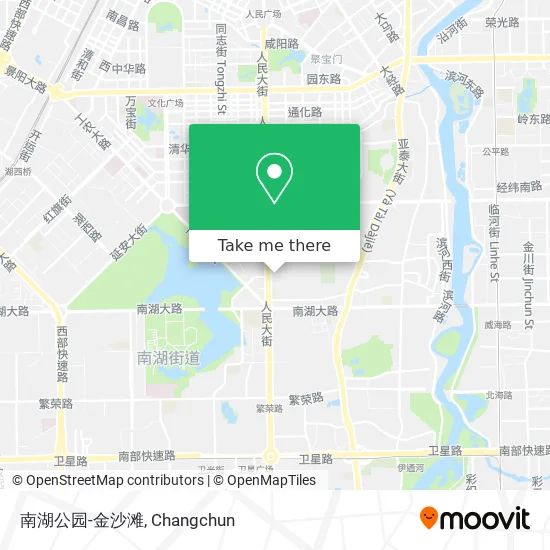 南湖公园-金沙滩 map