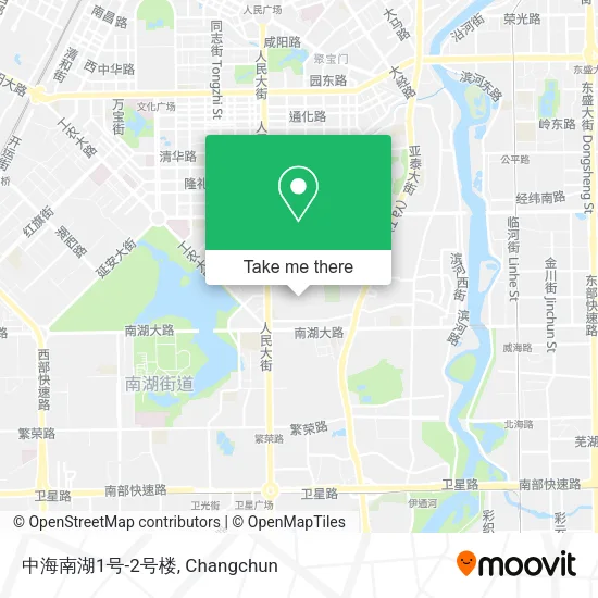 中海南湖1号-2号楼 map