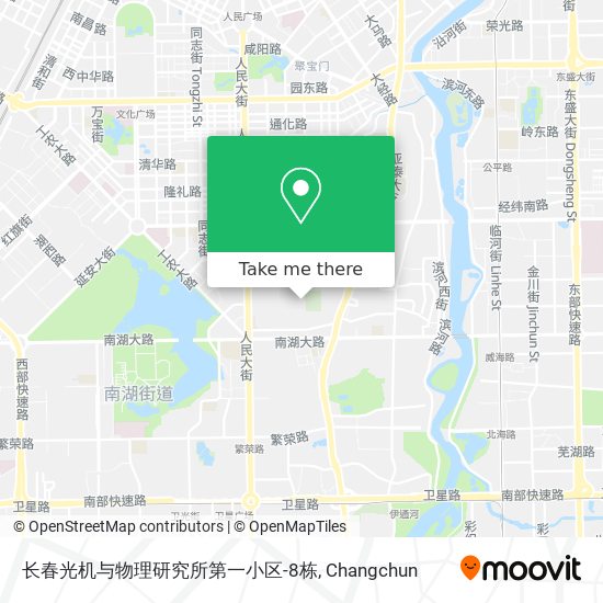 长春光机与物理研究所第一小区-8栋 map