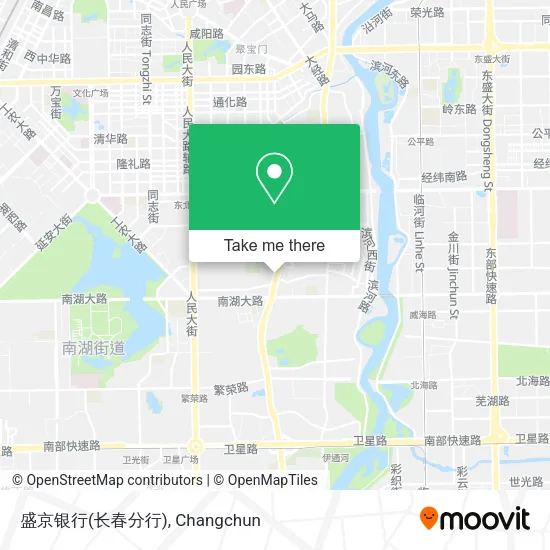 盛京银行(长春分行) map