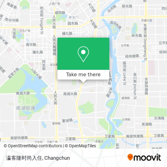 瀛客隆时尚入住 map