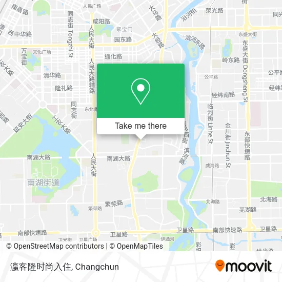 瀛客隆时尚入住 map