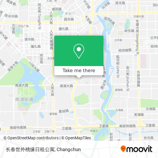 长春世外桃缘日租公寓 map