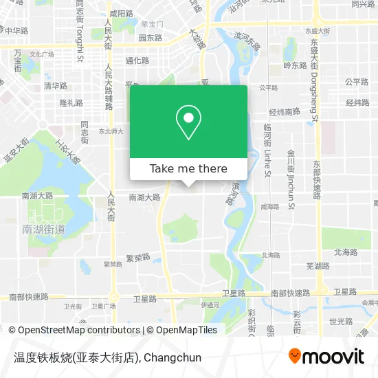 温度铁板烧(亚泰大街店) map