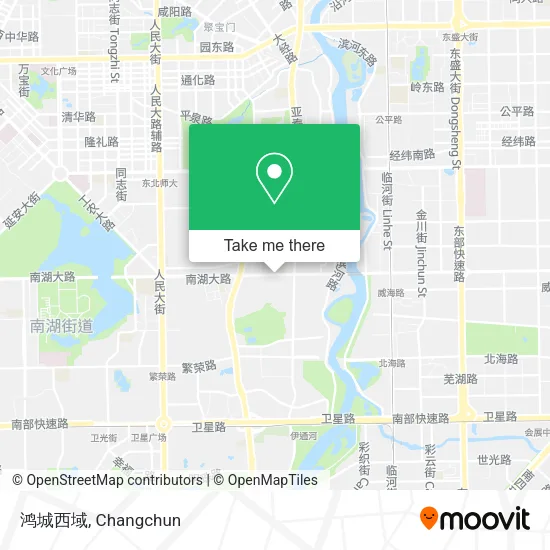 鸿城西域 map