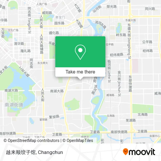 越来顺饺子馆 map