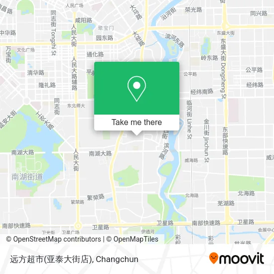 远方超市(亚泰大街店) map