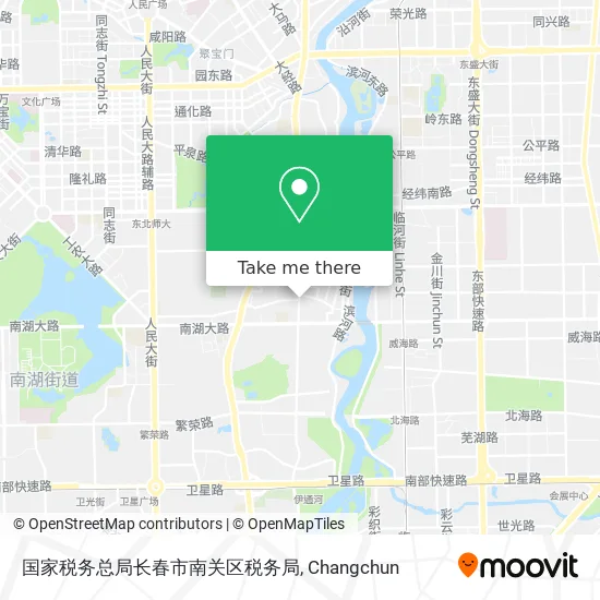 国家税务总局长春市南关区税务局 map