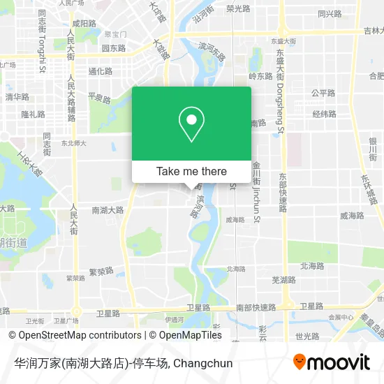 华润万家(南湖大路店)-停车场 map