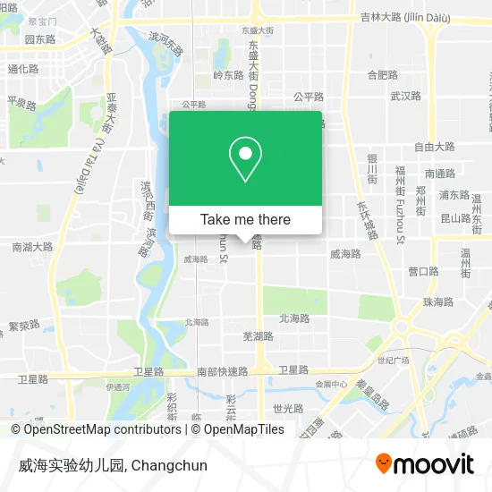 威海实验幼儿园 map