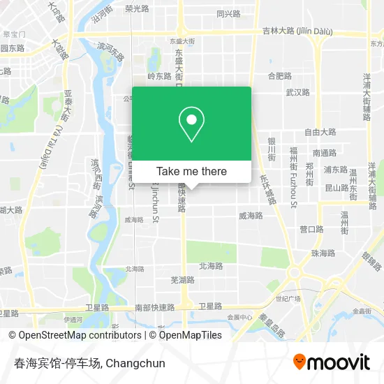 春海宾馆-停车场 map