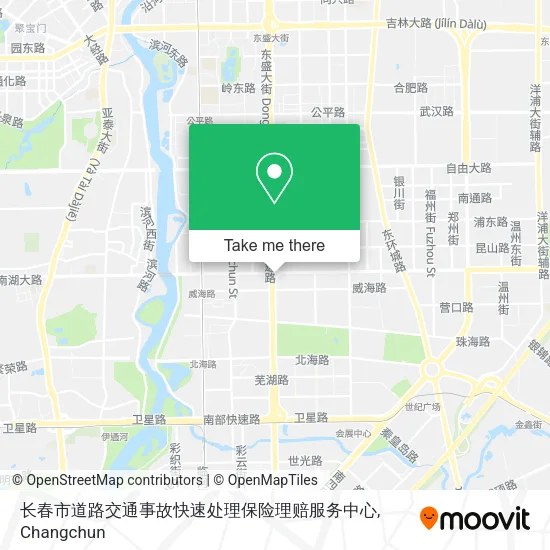 长春市道路交通事故快速处理保险理赔服务中心 map