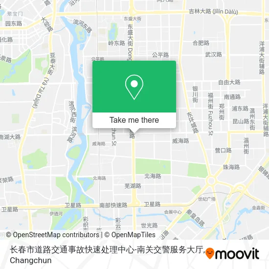 长春市道路交通事故快速处理中心-南关交警服务大厅 map