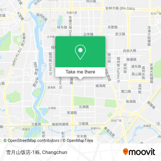 雪月山饭店-1栋 map