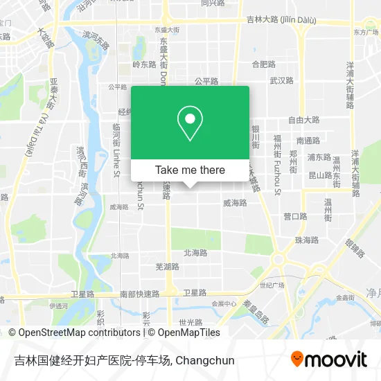 吉林国健经开妇产医院-停车场 map