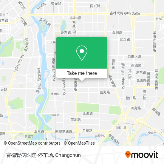 赛德肾病医院-停车场 map