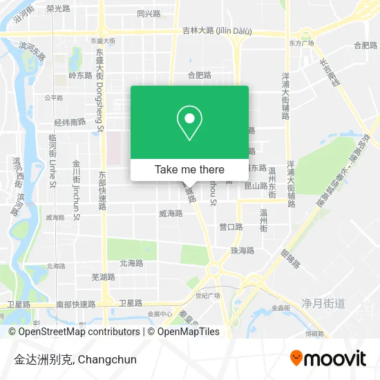 金达洲别克 map