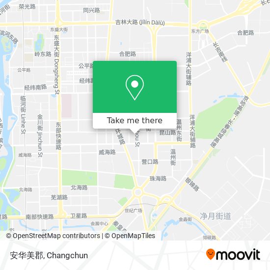 安华美郡 map