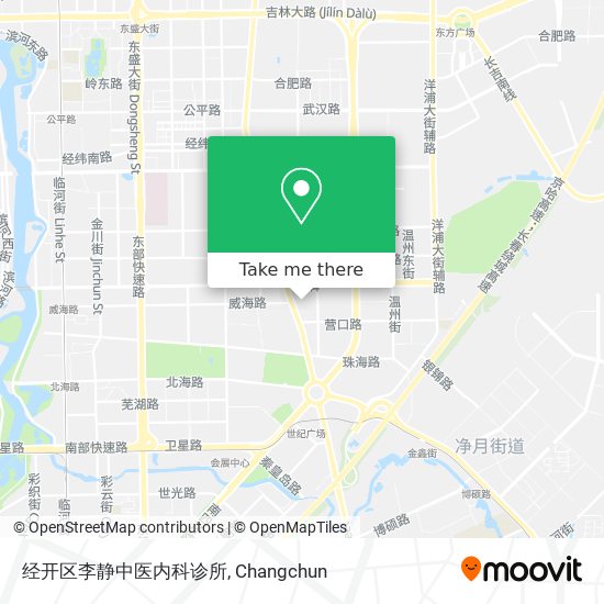 经开区李静中医内科诊所 map