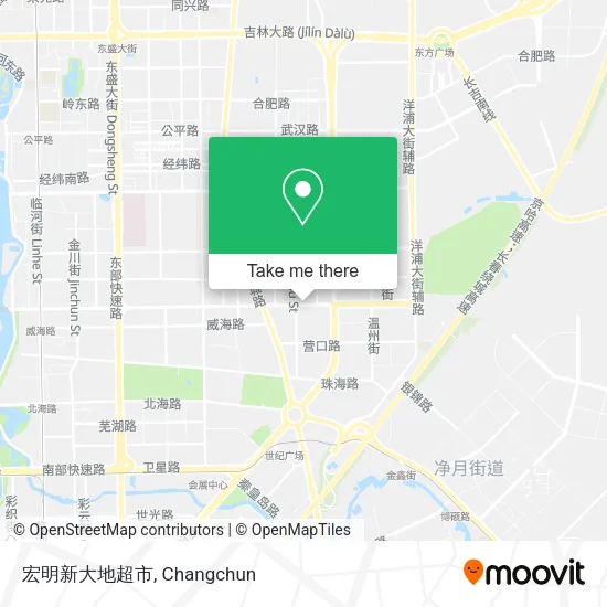 宏明新大地超市 map