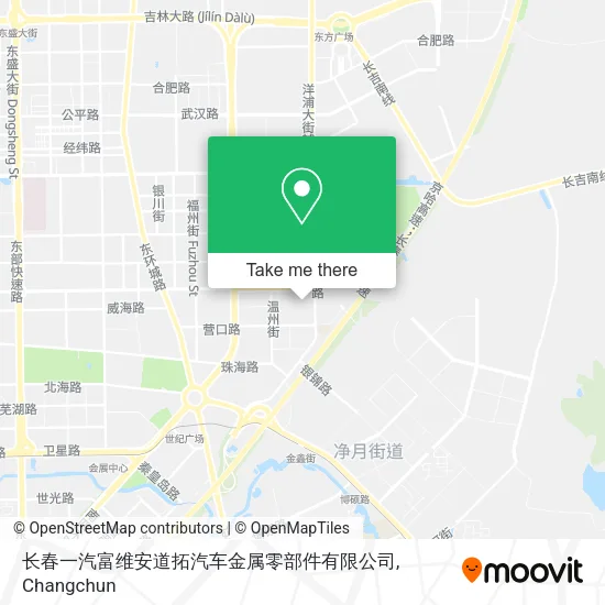 长春一汽富维安道拓汽车金属零部件有限公司 map