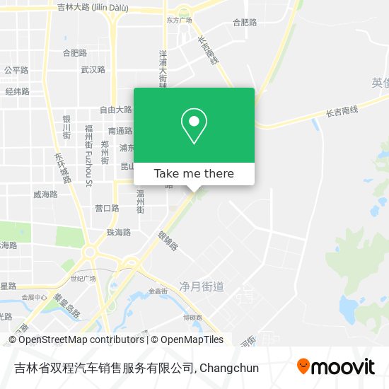 吉林省双程汽车销售服务有限公司 map