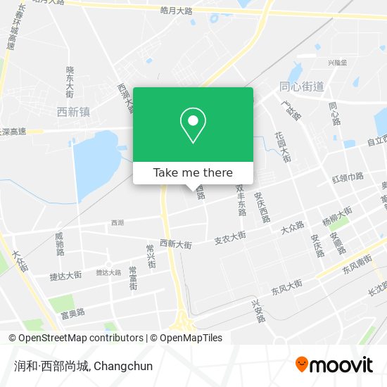 润和·西部尚城 map