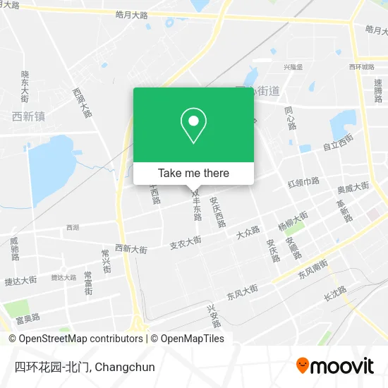 四环花园-北门 map