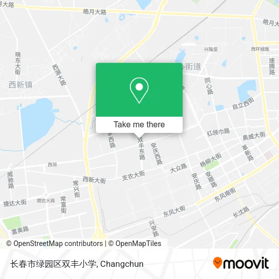 长春市绿园区双丰小学 map