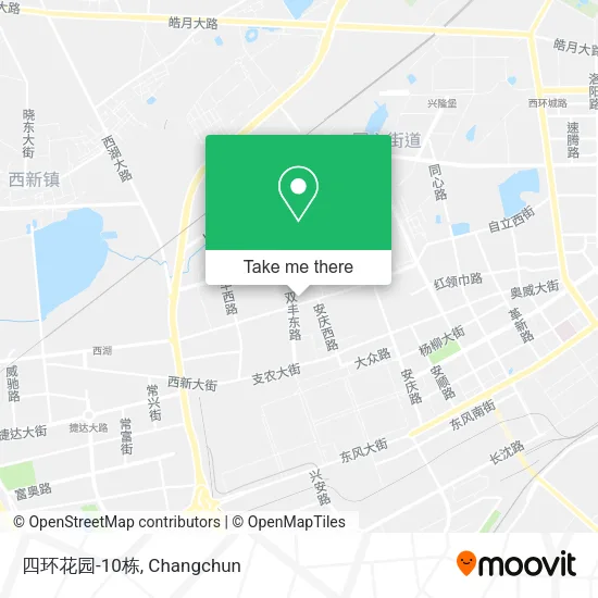 四环花园-10栋 map