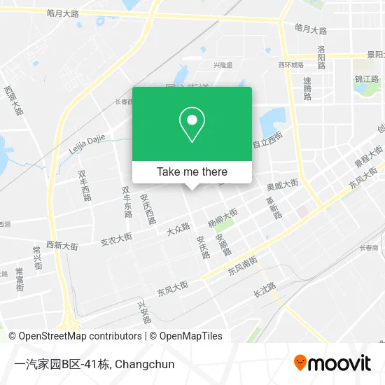 一汽家园B区-41栋 map