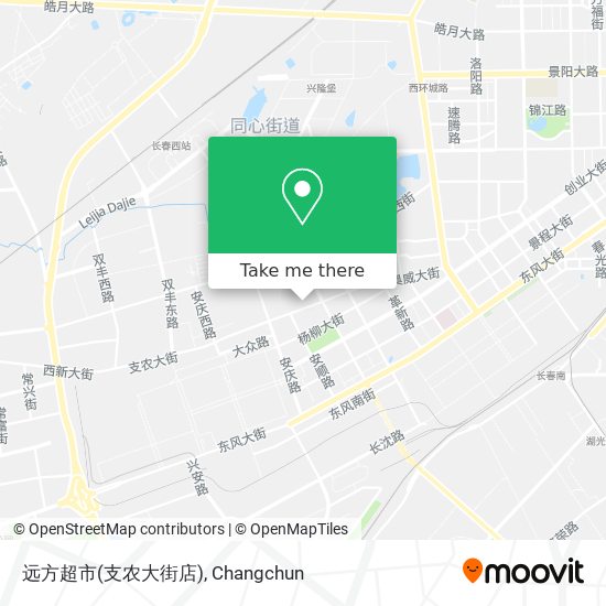 远方超市(支农大街店) map